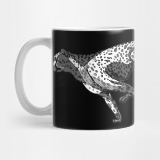 Running Cheetah V Mug